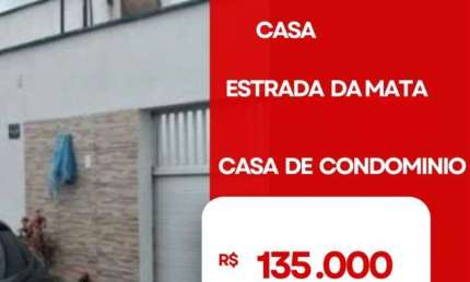 Casa em condomínio fechado com 2 quartos à venda na Estrada da Mata, 1, Maiobinha, São Luís