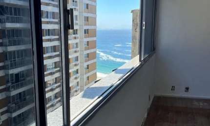 Amplo Apartamento de 4 Quartos na Quadra da Praia de Copacabana com vista mar