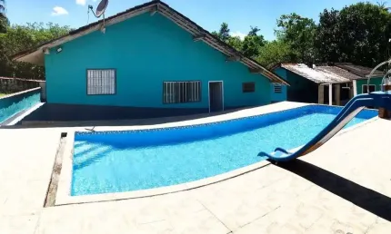 Chácara para Venda em Peruíbe, Armando Cunha, 3 dormitórios, 2 banheiros, 10 vagas
