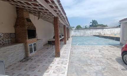 Casa para Venda em Itanhaém, Balneário Gaivota, 4 dormitórios, 1 suíte, 1 banheiro, 10 vagas