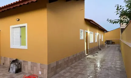 Casa para Venda em Itanhaém, Balneario Verde Mar, 2 dormitórios, 1 suíte, 1 banheiro, 2 vagas