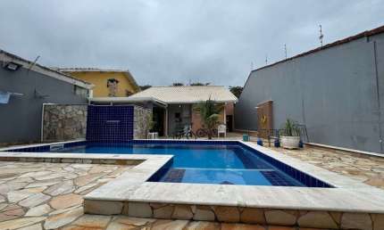 Casa para Venda em Peruíbe, Balneário Novaes, 3 dormitórios, 1 suíte, 1 banheiro, 4 vagas