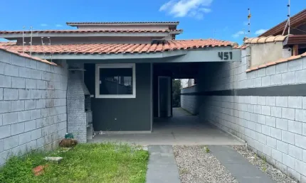 Casa para Venda em Itanhaém, Jardim das Palmeiras, 2 dormitórios, 1 suíte, 1 banheiro, 1 vaga
