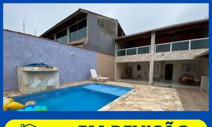 Casa para venda em itanhaém, gaivota, 3 dormitórios, 1 suíte, 1 banheiro, 4 vagas