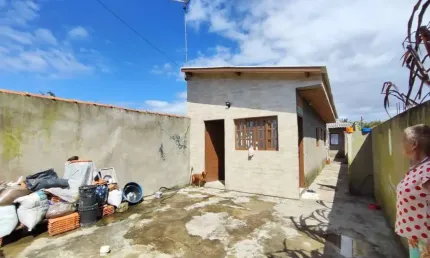 Casa para venda em itanhaém, luizamar mirim, 1 dormitório, 1 suíte, 1 banheiro, 2 vagas