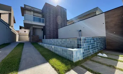 Casa sobreposta para venda em itanhaém, regina, 3 dormitórios, 1 suíte, 2 banheiros, 4 vagas