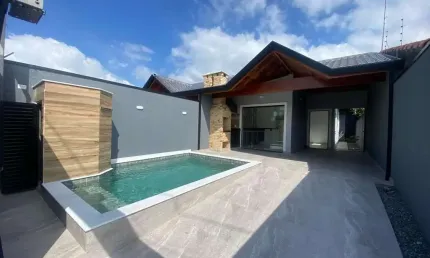 Casa para Venda em Peruíbe, Residencial Park D`Aville, 3 dormitórios, 1 suíte, 2 banheiros, 1 vaga