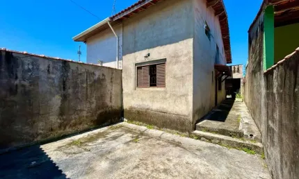 Casa para venda em itanhaém, jardim guacyra, 2 dormitórios, 1 suíte, 1 banheiro, 2 vagas