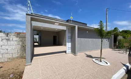 Casa para venda em itanhaém, bopiranga, 3 dormitórios, 2 suítes, 1 banheiro, 2 vagas