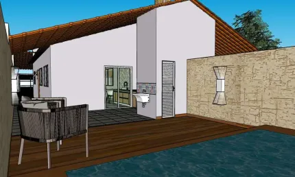 Casa para Venda em Itanhaém, Jardim Grandesp, 2 dormitórios, 1 suíte, 1 banheiro, 2 vagas