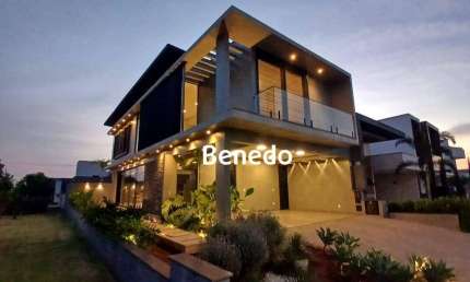 Casa sobrado com 3 suítes à venda no Residencial Portinari Club - Parque Brasil 500 - Paulínia/SP