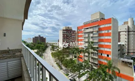 Apartamento com vista para o mar apenas 01 quadra da praia!