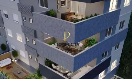 APARTAMENTO NOVO COM 02 DORMITÓRIOS / SUÍTE 02 VAGAS DE GARAGEM EM CONSTRUÇÃO NO