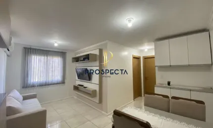 Apartamento mobiliado com 2 dormitórios no bairro centenário em caxias do sul