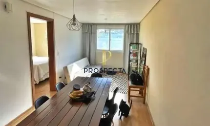 Apartamento de 01 dormitório semimobiliado no bairro charqueadas em caxias do su