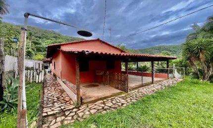 Chácara 1 alqueire e 18 litros, casa boa, na laje, Pirenópolis-GO