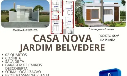 Casa com 2 quartos à venda na Avenida Torque, Jardim Belvedere, Araras