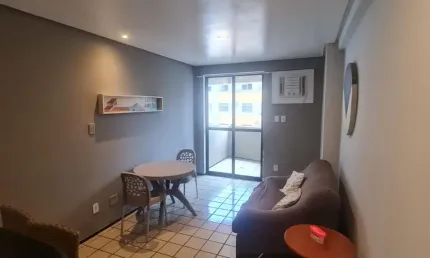 Flat à venda no number one – ponta d’areia, 1 quarto, vista para a lagoa e serviços inclusos