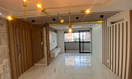 Apartamento alto padrão à venda no vila lagoa – ponta d’areia, reformado e projetado