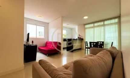 Apartamento mobiliado, 150 metros da praia de palmas - venda