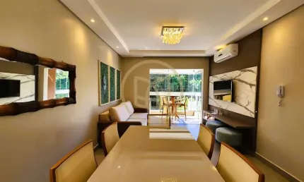Apartamento mobiliado novo com suíte a venda na praia de palmas