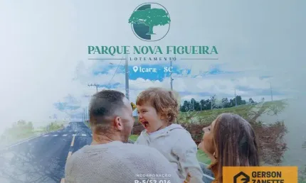 Terreno no loteamento parque nova figueira/ içara/ sc