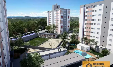 Apartamento com 2 quartos à venda na Rodovia Leonardo Bialeck, Linha Batista, Criciúma