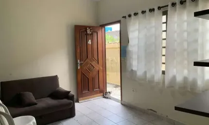 Casa em Condomínio para Venda em Praia Grande, Aviação, 1 dormitório, 1 banheiro, 1 vaga