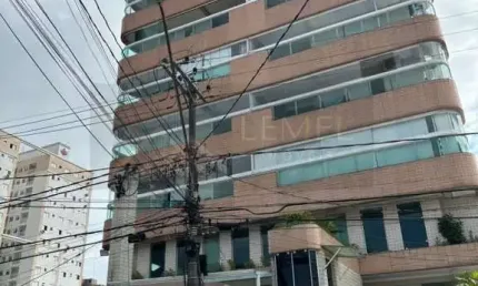 Apartamento para venda em praia grande, aviação, 1 dormitório, 1 banheiro