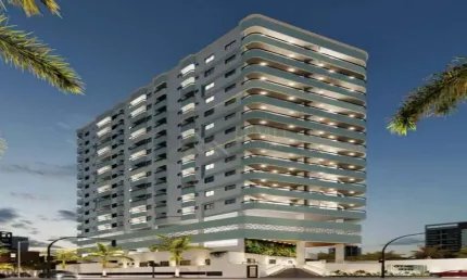 Apartamento para Venda em Praia Grande, Maracanã, 2 dormitórios, 1 suíte, 1 banheiro, 1 vaga
