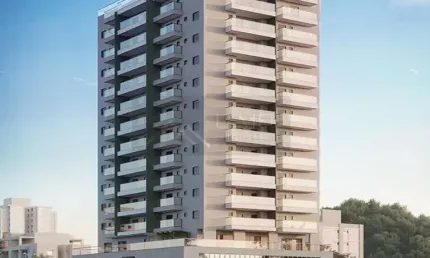 Apartamento para Venda em Praia Grande, Canto do Forte, 2 dormitórios, 2 suítes, 1 banheiro, 2 vagas
