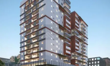 Apartamento para Venda em Praia Grande, Guilhermina, 2 dormitórios, 1 suíte, 1 banheiro, 2 vagas