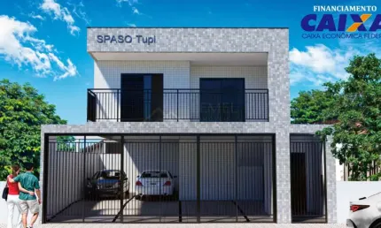 Sobrado em Condomínio para Venda em Praia Grande, Vila Tupi, 3 dormitórios, 2 banheiros, 1 vaga