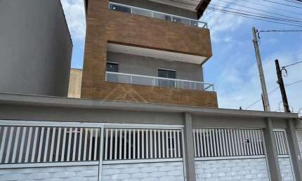 Sobrado em Condomínio para Venda em Praia Grande, Maracanã, 2 dormitórios, 1 banheiro, 1 vaga
