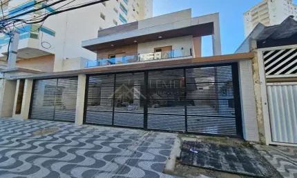 Sobrado em condomínio para venda em praia grande, guilhermina, 2 dormitórios, 2 banheiros, 1 vaga