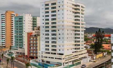 Apartamento para Locação em Mongaguá, Vila Atlântica, 3 dormitórios, 1 suíte, 1 banheiro, 2 vagas
