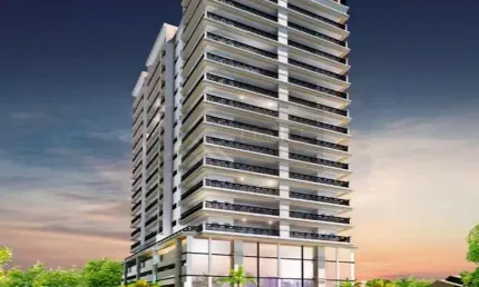 Apartamento na Planta para Venda em Praia Grande, Guilhermina, 2 dormitórios, 1 suíte, 1 banheiro, 1 vaga