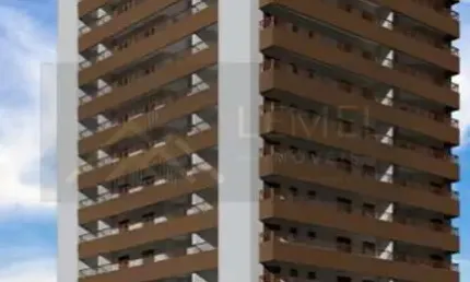 Apartamento na Planta para Venda em Praia Grande, Mirim, 2 dormitórios, 1 suíte, 1 banheiro, 1 vaga