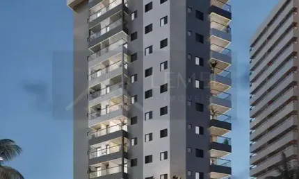 Apartamento para Venda em Praia Grande, Guilhermina, 2 dormitórios, 1 suíte, 1 banheiro, 1 vaga