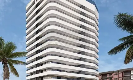 Apartamento na planta para venda em praia grande, solemar, 2 dormitórios, 2 suítes, 1 banheiro, 1 vaga