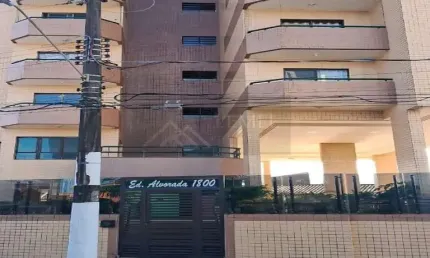Apartamento para Venda em Praia Grande, Vila Caiçara, 1 dormitório, 1 banheiro, 1 vaga
