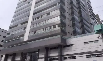 Apartamento para Venda em Praia Grande, Ocian, 3 dormitórios, 2 suítes, 1 banheiro, 2 vagas