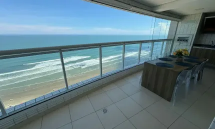 Alto padrão todo mobiliado, com maravilhosa vista mar,  no boqueirão, em praia grande sp