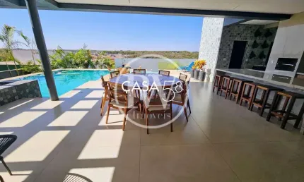 Casa em condomínio fechado com 4 quartos à venda na Avenida Diógenes Dolival Sampaio, CA0021 RW, Jardins Munique, Goiânia