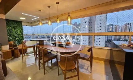 Apartamento Mobiliado de Alto Padrão à Venda no Setor Bueno | 170m² | 3 Suítes