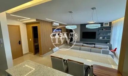 Apartamento à Venda no On Marista Design 3 Suítes 115m² Mobiliado Setor Marista