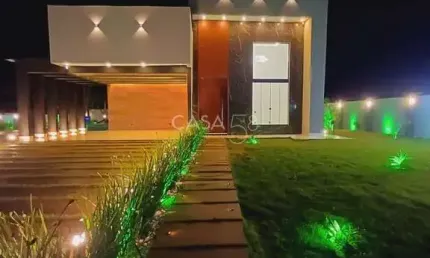 Casa térrea de alto padrão – 3 suítes | 15 km de goiânia | 2.000 m² de terreno