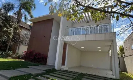 Sobrado de luxo à venda no alphaville araguaia - 5 suites - 2 lavabos - 403m²
