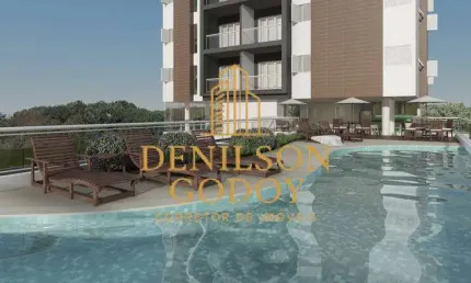 Apartamentos de 2 quartos (suíte), varanda gourmet, piscina, fitness e SPA.