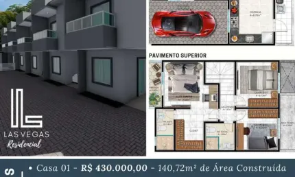 las vega residencial - Casa à venda no bairro Ipitanga - Lauro de Freitas/BA